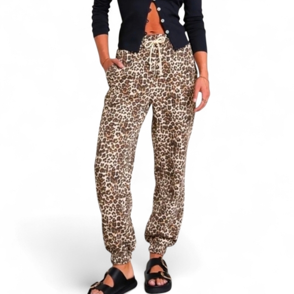 Gilded Intent Pants - Gilded Intent Cheetah Jogger Size Small